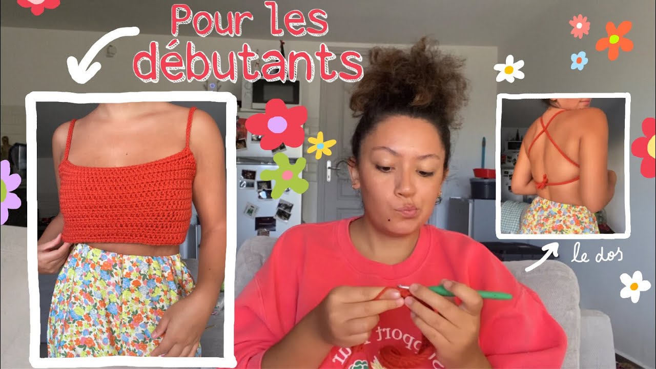 Faire un top d&rsquo;&eacute;t&eacute; au crochet hyper styl&eacute; et facile !