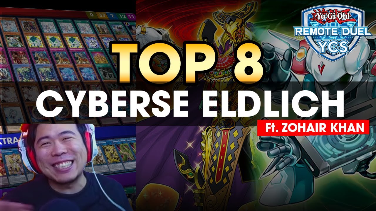 YCS TOP 8 - Brave Cyberse Eldlich Deck Profile ft. Zohair Khan