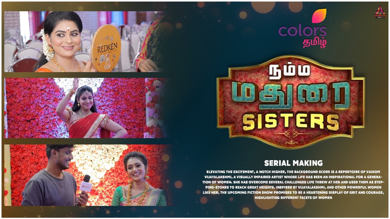 Namma Madurai Sisters Making Video|Shooting Spot Fun | Behind The Scenes|Colors Tamil | AadhanCinema