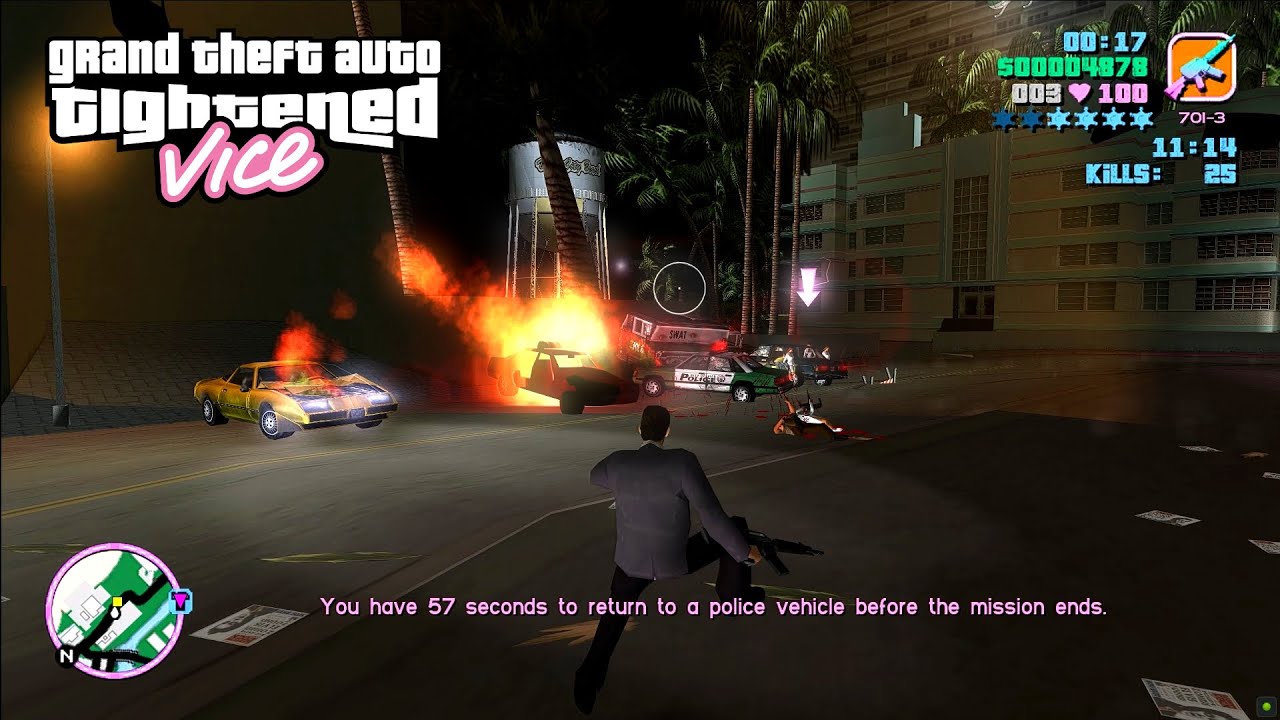 GTA Tightened Vice Mod - Vigilante & Extra Outfits Wardrobe
