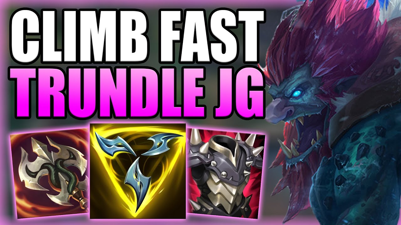 HOW TO USE TRUNDLE JUNGLE IN ORDER TO CLIMB OUT OF LOW ELO FAST! - Gameplay Guide League of Legends