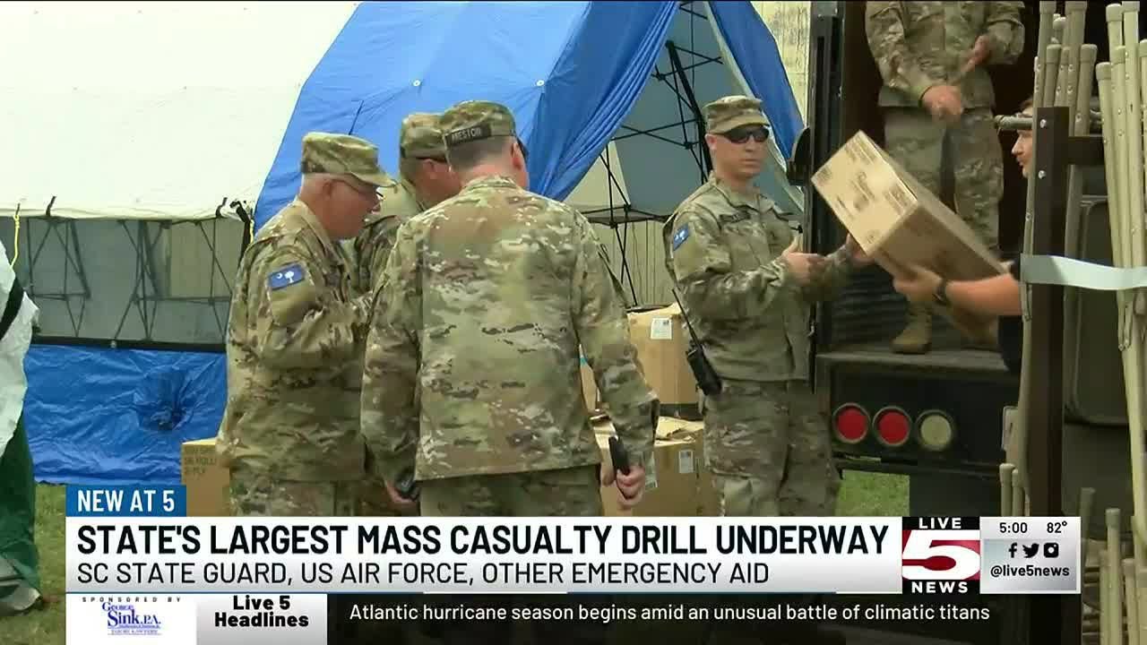 VIDEO: SC State Guard hosts the state&rsquo;s largest mass casualty training drill
