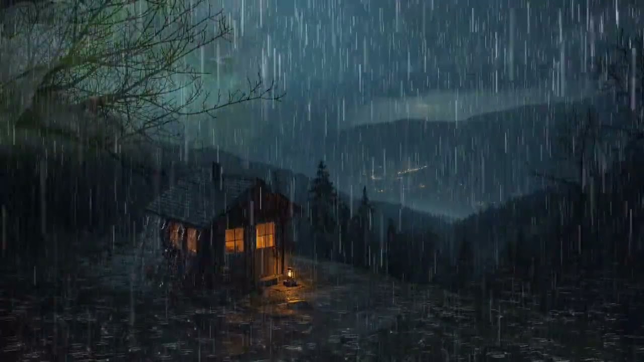 ASMR Stormy Rain Sleep | Heavy Rainstorm Sounds for Deep Relaxation and Peaceful Sleep