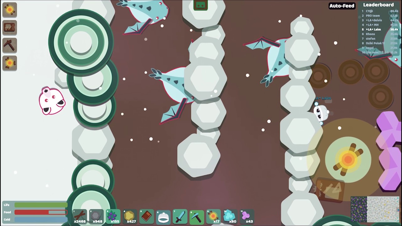 Секретный баг в Starve.io: вход в пещеру! Бесплатный аметист