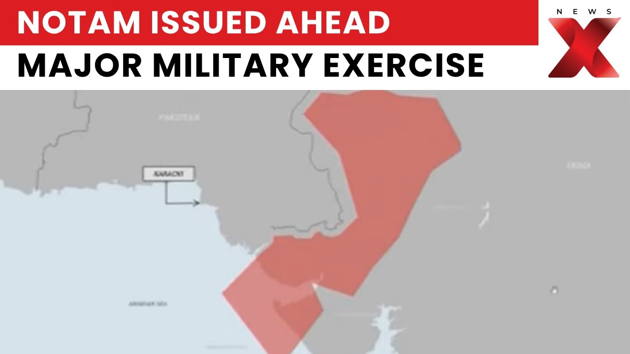 NOTAM Issued Near Gujarat-Pakistan Border Ahead of Major Tri-Service Military Exercise