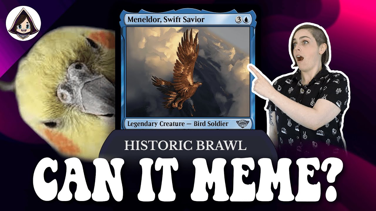 Quick Historic Brawl Gameplay with Meneldor, Swift Savior! #11 Can it Meme? | MTG Arena