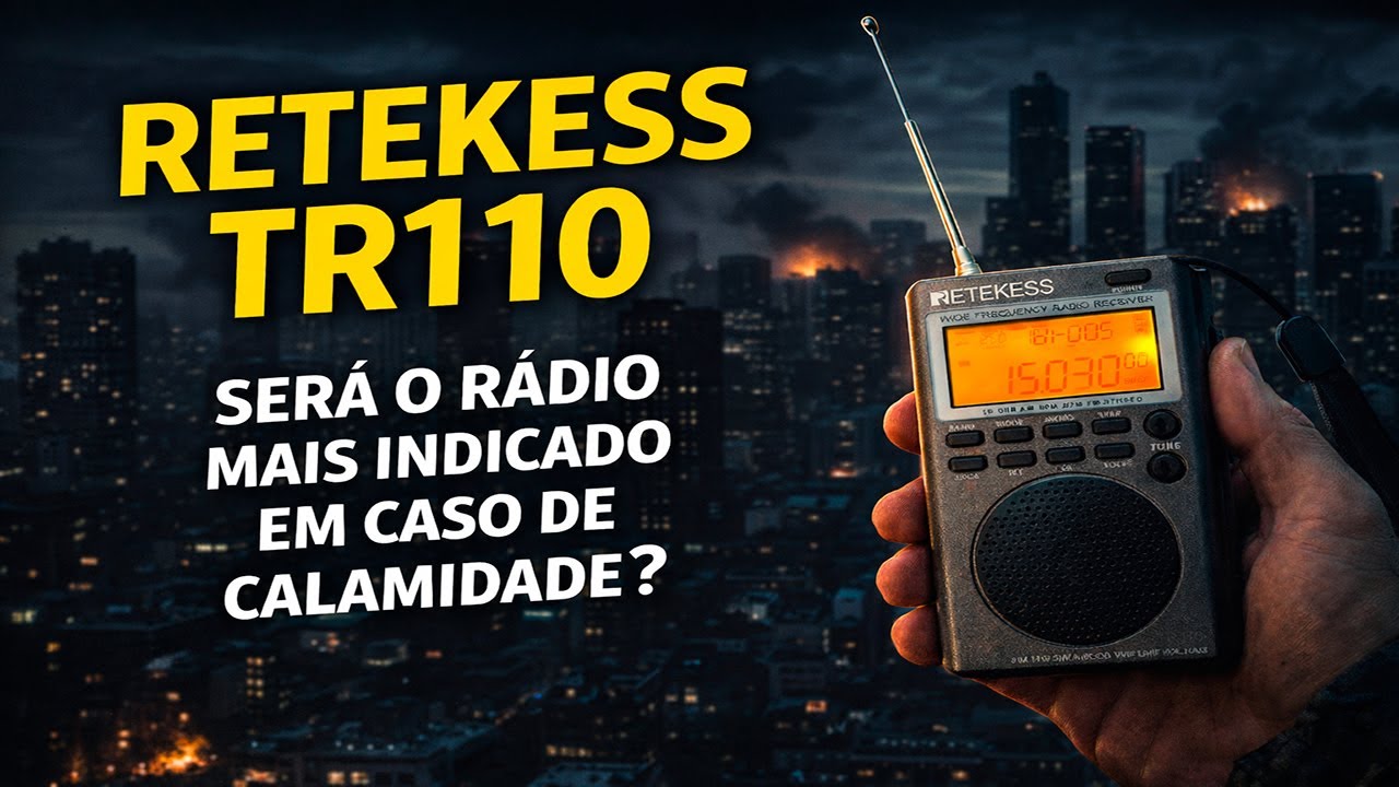 Retekess TR110 - Será este o melhor rádio em situações de calamidade??