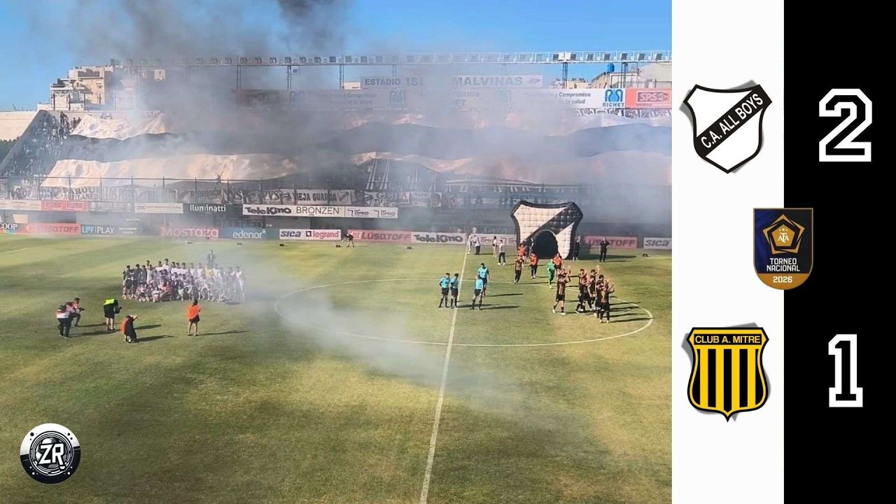 ALL BOYS 2-1 MITRE (SDE) // PRIMERA NACIONAL 2026 // RESUMEN