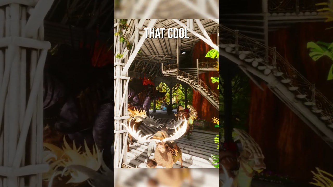 I Built an All-in-One Elven Treehouse Base in ARK Survival Ascended