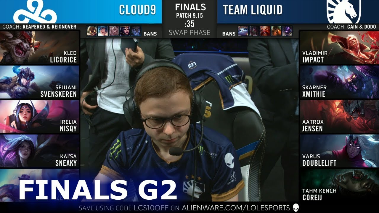 TL vs C9 - Game 2 | Grand Finals S9 LCS Summer 2019 PlayOffs | Team Liquid vs Cloud 9 G2