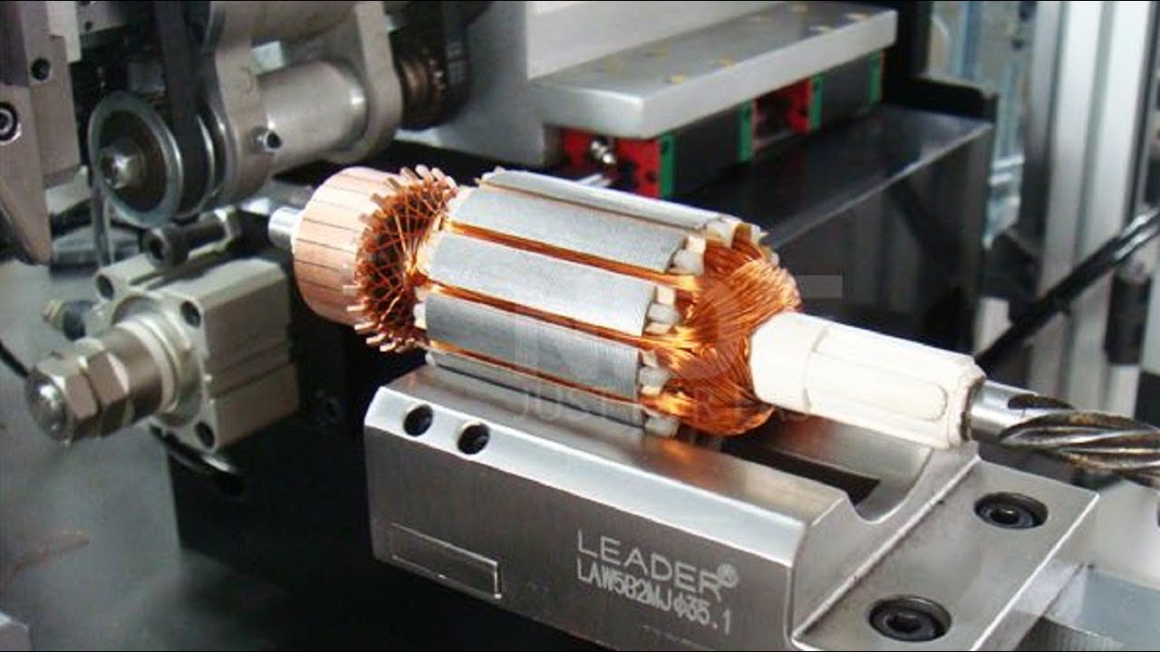 Awesome Modern Automatic Winding Machine Work in Factory, Fastest Automatic Coil Winding Machine