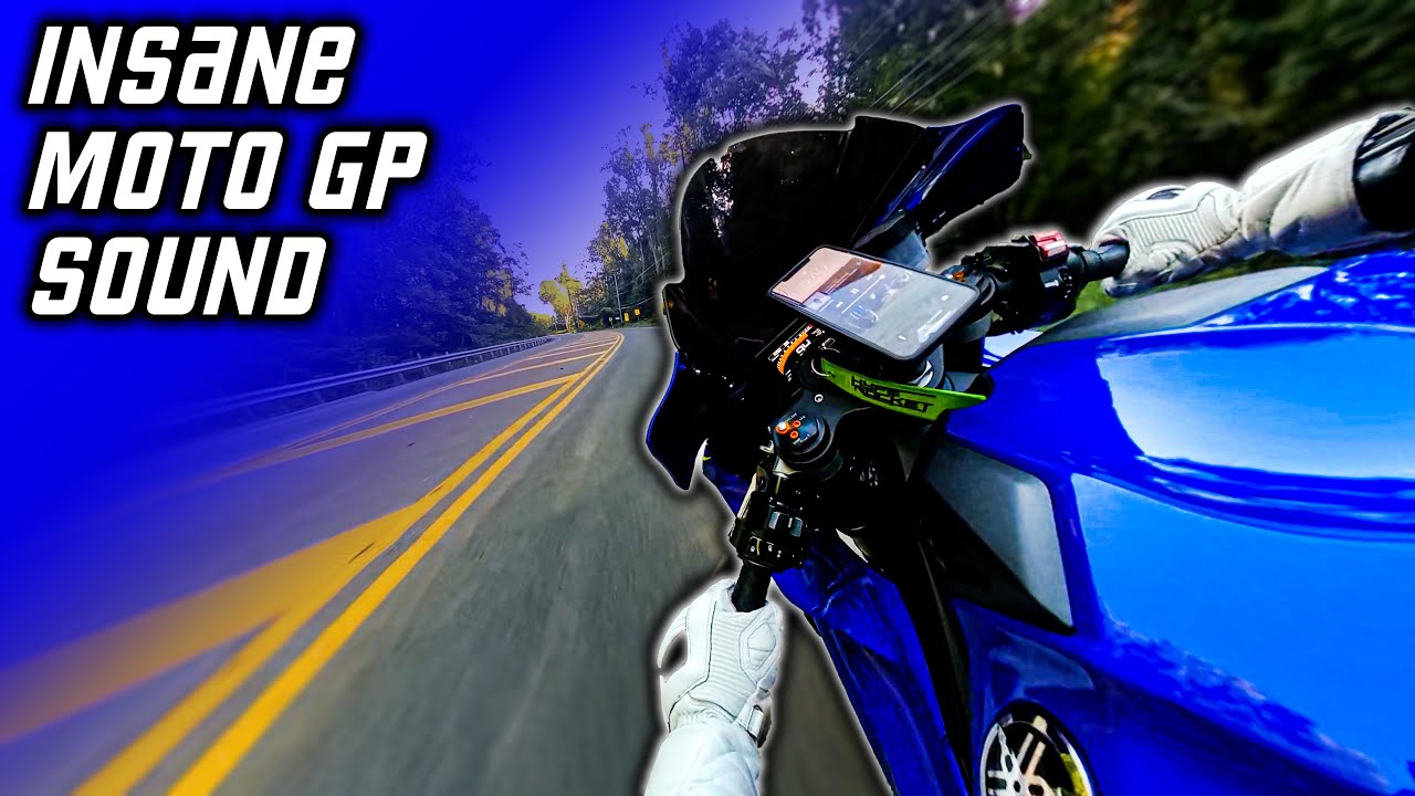 *INSANE*  Yamaha R1 FULL THROTTLE on Backroads (Pure Sound)