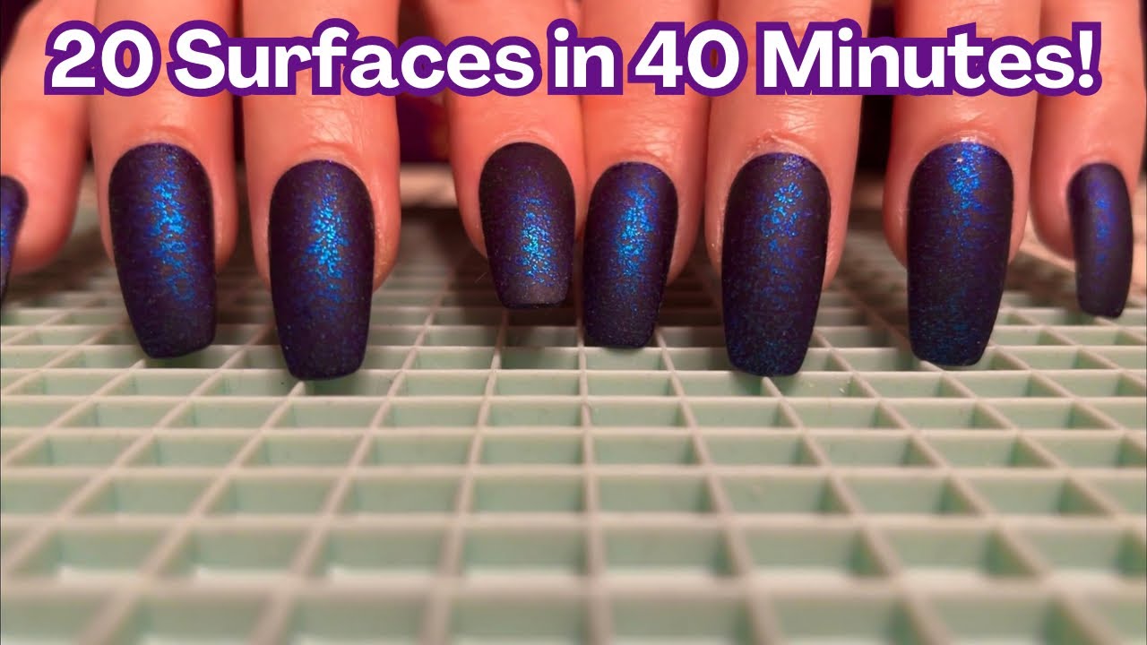 ASMR * Scratch/Tapping on 20 Unique Surfaces! * No Talking 