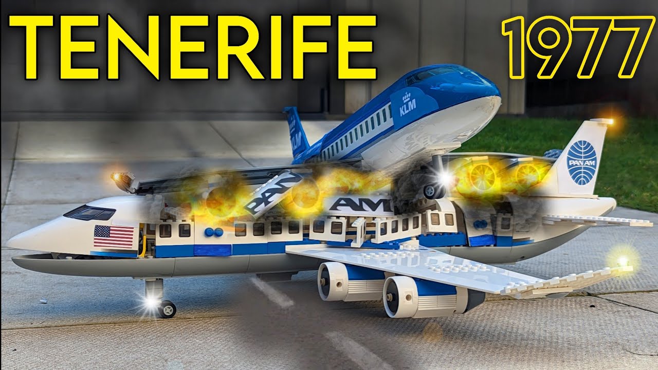 Real Life Plane Crashes Recreated in Lego