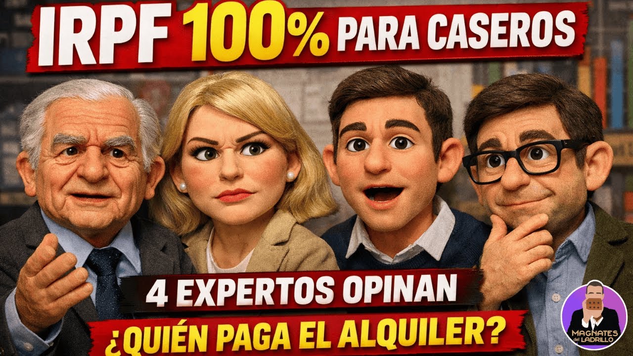 🔴IRPF 100% PARA CASEROS: 4 EXPERTOS OPINAN