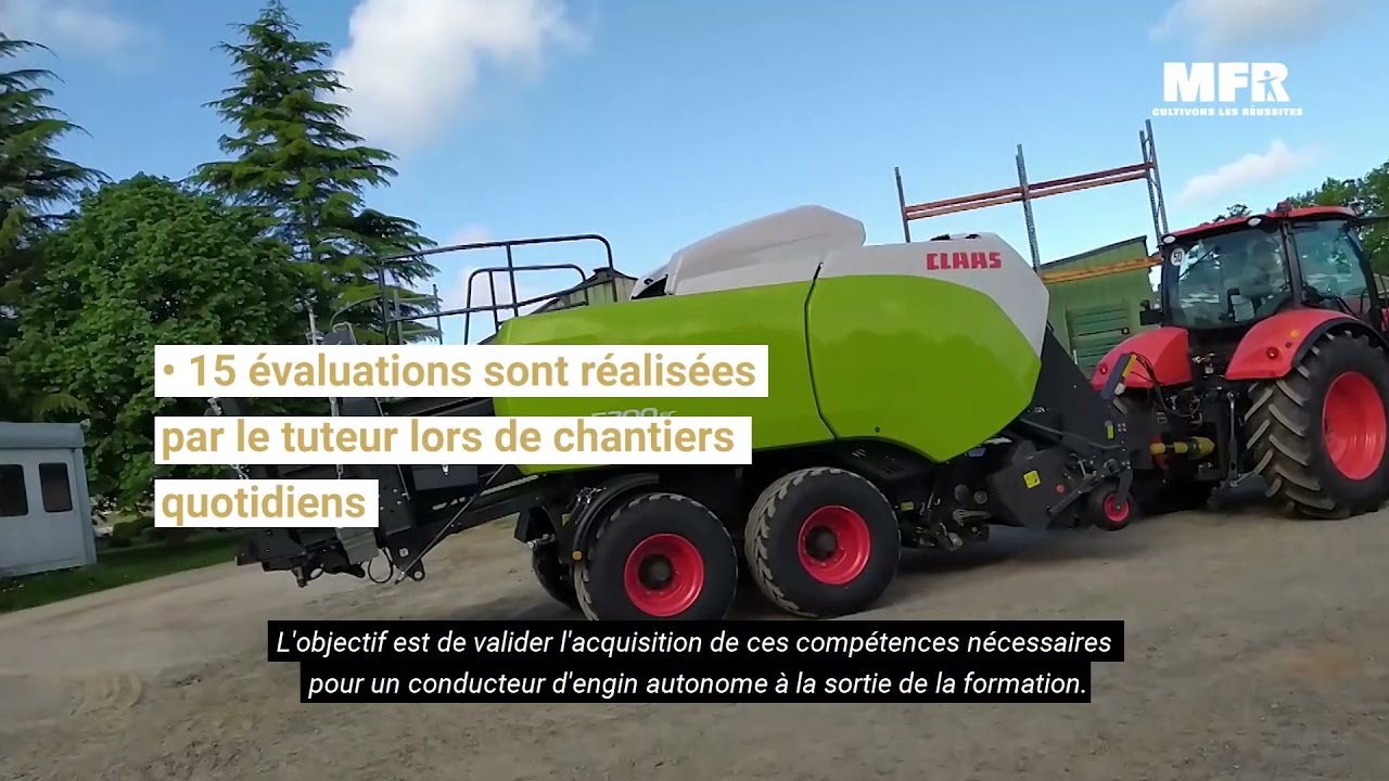 CQP Ouvrier Hautement Qualifié Conducteur d'Engins Agricoles - MFR Montauban de Bretagne