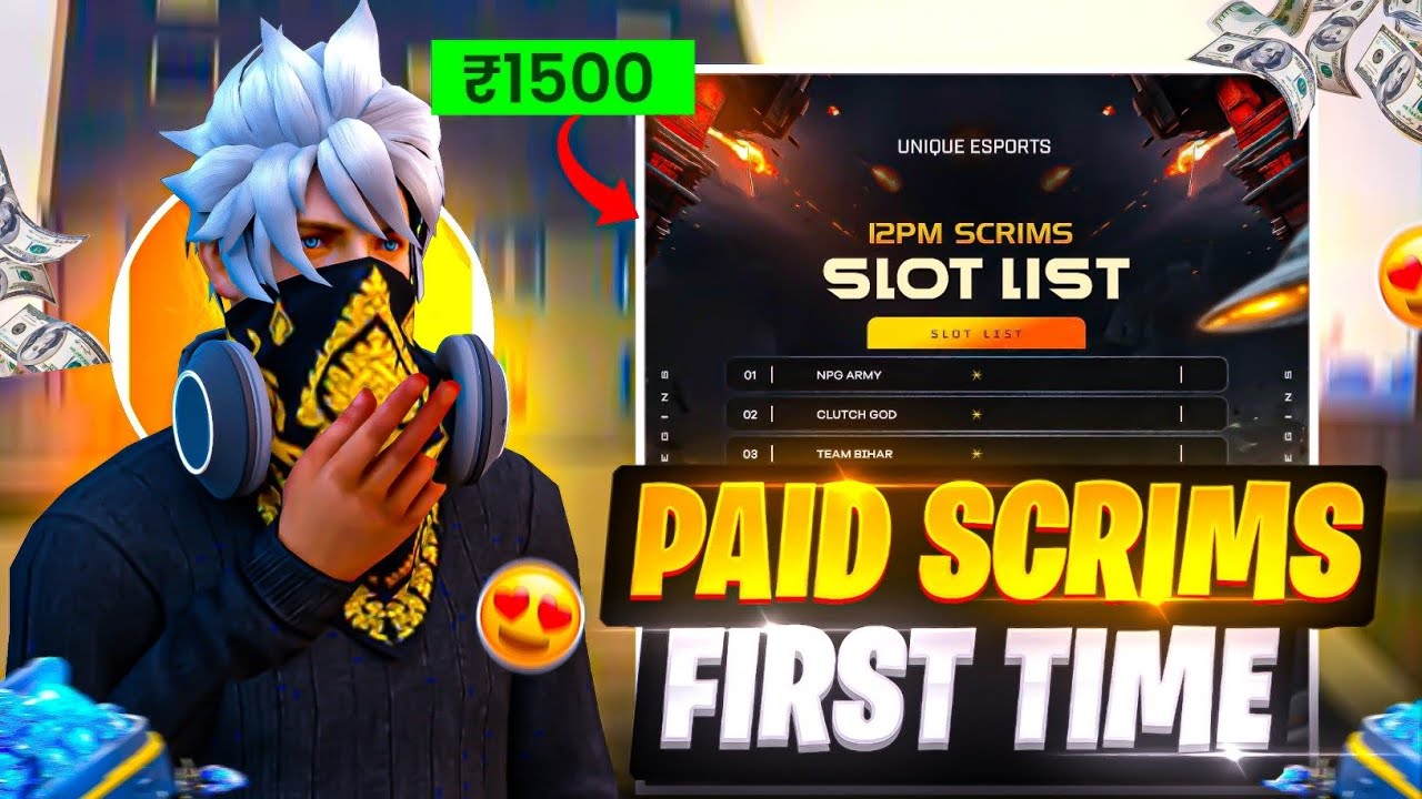  Paid Scrim First Time 🥵 1500₹ Prize💵🔥 For The First Time? 💀 || GOD NPG FF