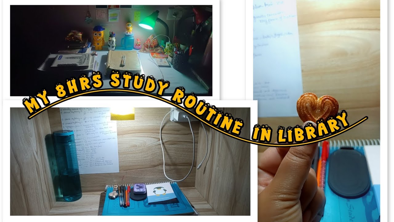 My 8hrs study routine in library 🎯⏰(neet/upsc 2026 preparation)....