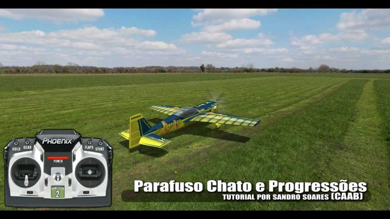 Voando 3D - TUTORIAL - Parafuso Chato e Progressões