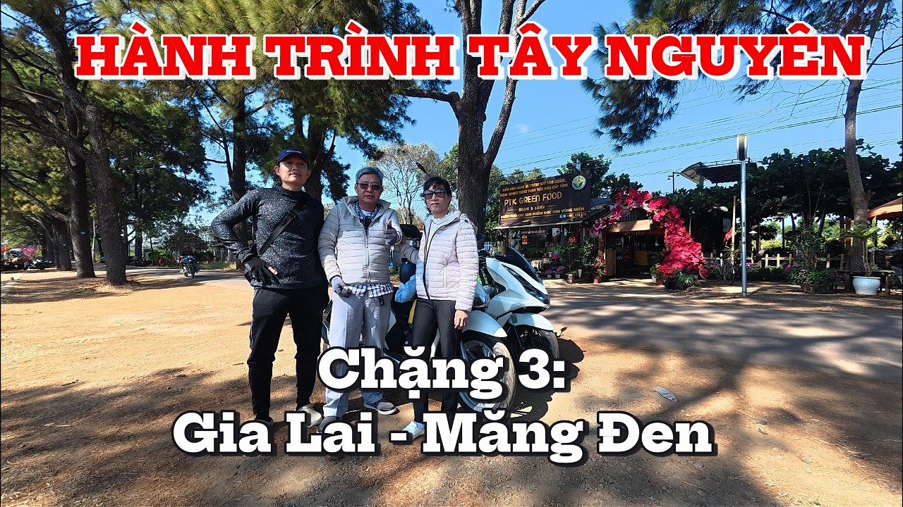 GIA LAI ĐI MĂNG ĐEN BẰNG PCX160 | SỰ CỐ THỦNG BÁNH GIỮA ĐƯỜNG VẮNG