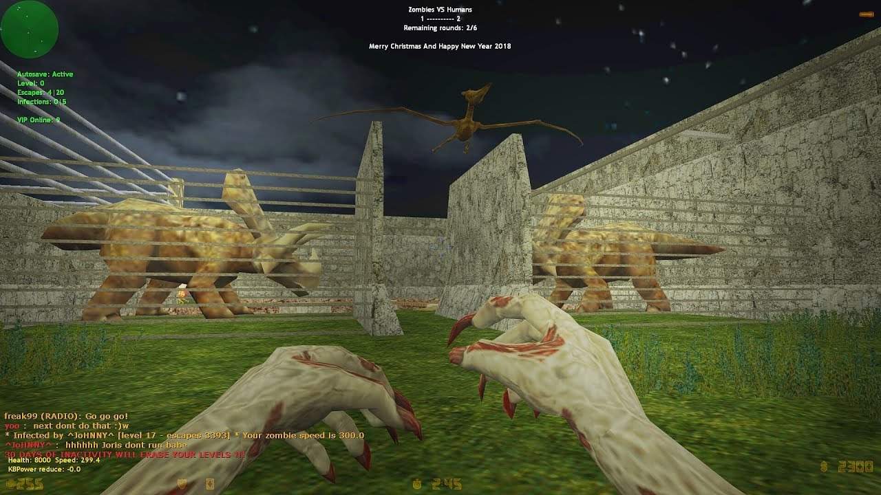 Counter-Strike: Zombie Escape Mod - ze_Jurassicpark7_1_pg on ProGaming