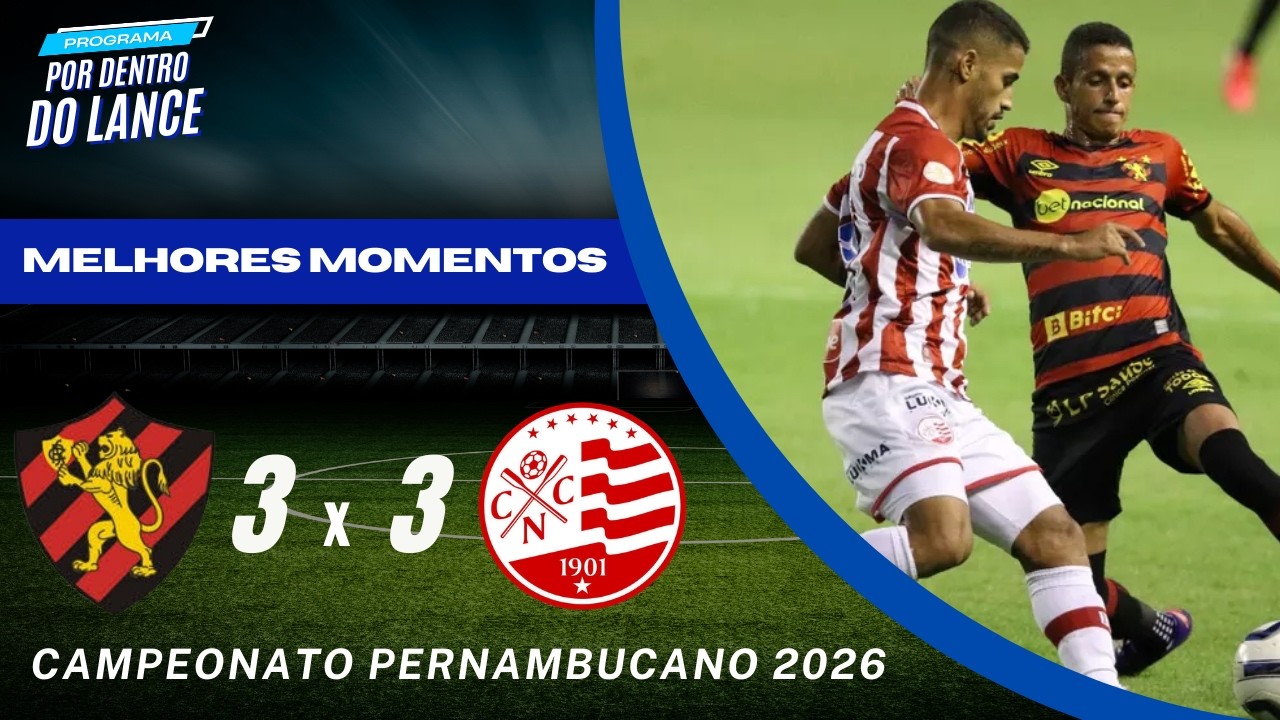 SPORT 3 x 3 NÁUTICO -  A MELHOR PARTIDA DO ANO!