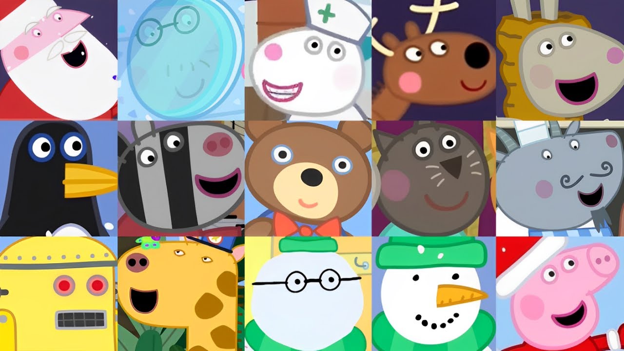 ROBLOX ALL PIGGY CHRISTMAS JUMPSCARES BUT WITH PEPPA PIG CHARACTERS
