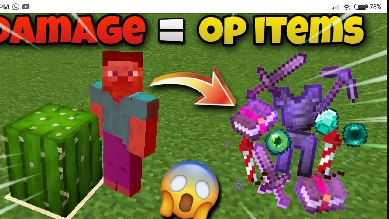 100DAYS DAIMAGE OP ITEM IN Minecraft [PART2]