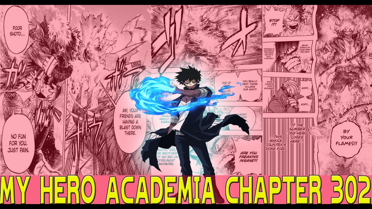 MY HERO ACADEMIA CH 302 LEAKS, SPOILERS - HOW TOUYA BECAME DABI & UNLOCKED BLUE FLAMES REVEALED!!