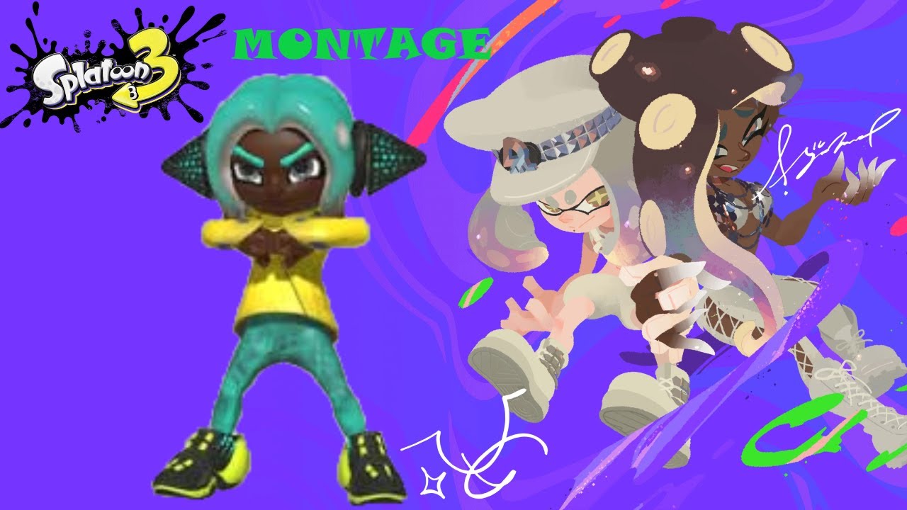 KUURU SPLATOON 3 SPLAT MONTAGE*GREAT_HERO_KUURU PLAYS SPLATOON 3
