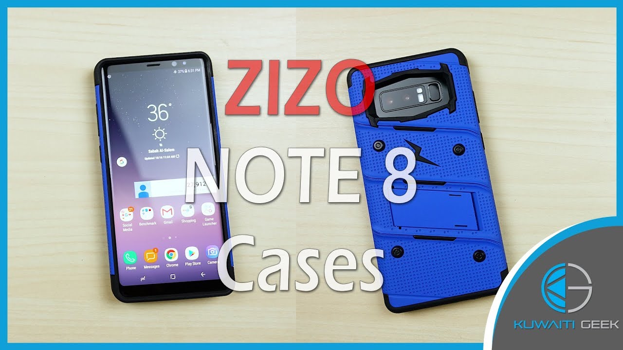 استعراض كفرات ZIZO لهاتف Galaxy Note 8 | حمايه كامله وسعر مناسب - ZIZO Note 8 Cases