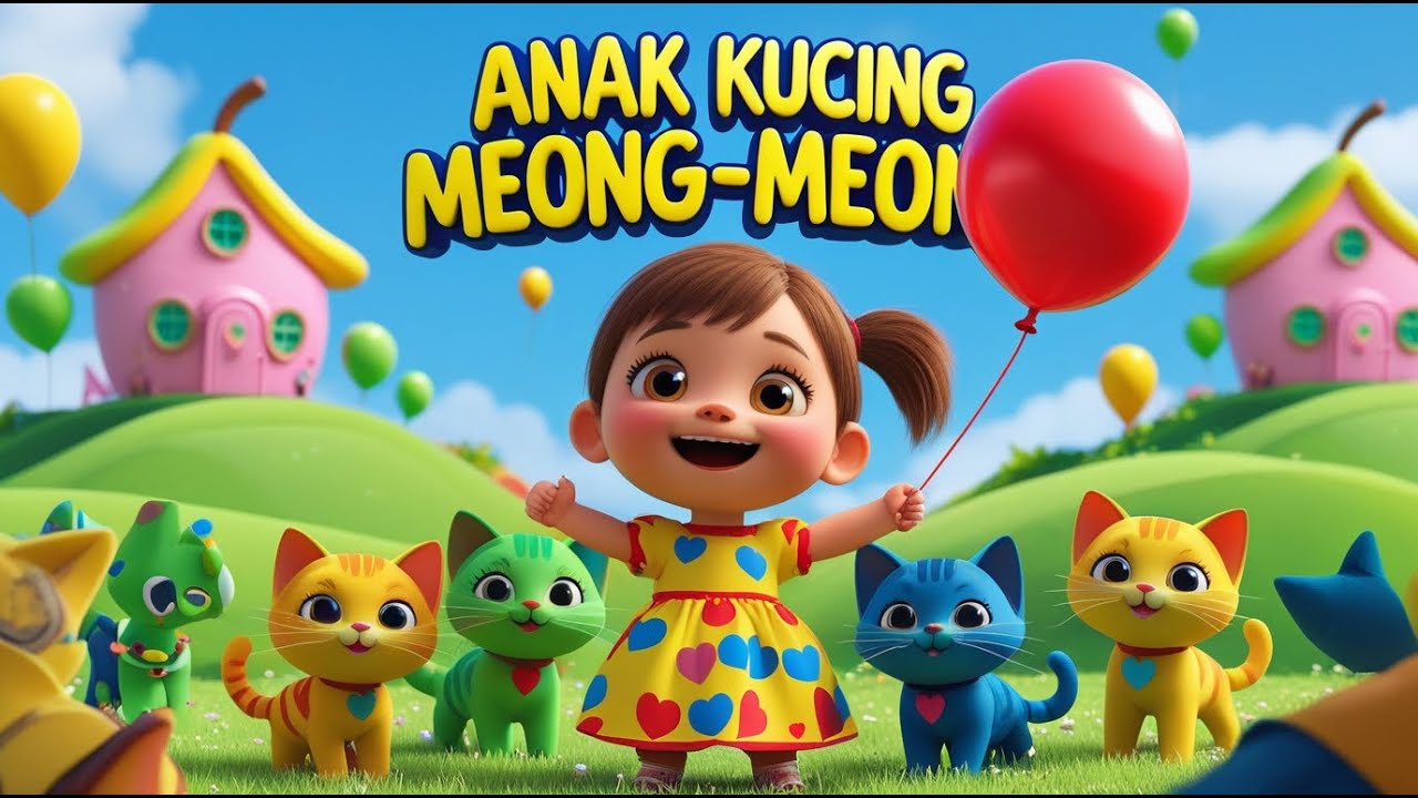 ANAK KUCING MEONG-MEONG - KUMPULAN LAGU ANAK DAN BALITA TERPOPULER | Lopelope