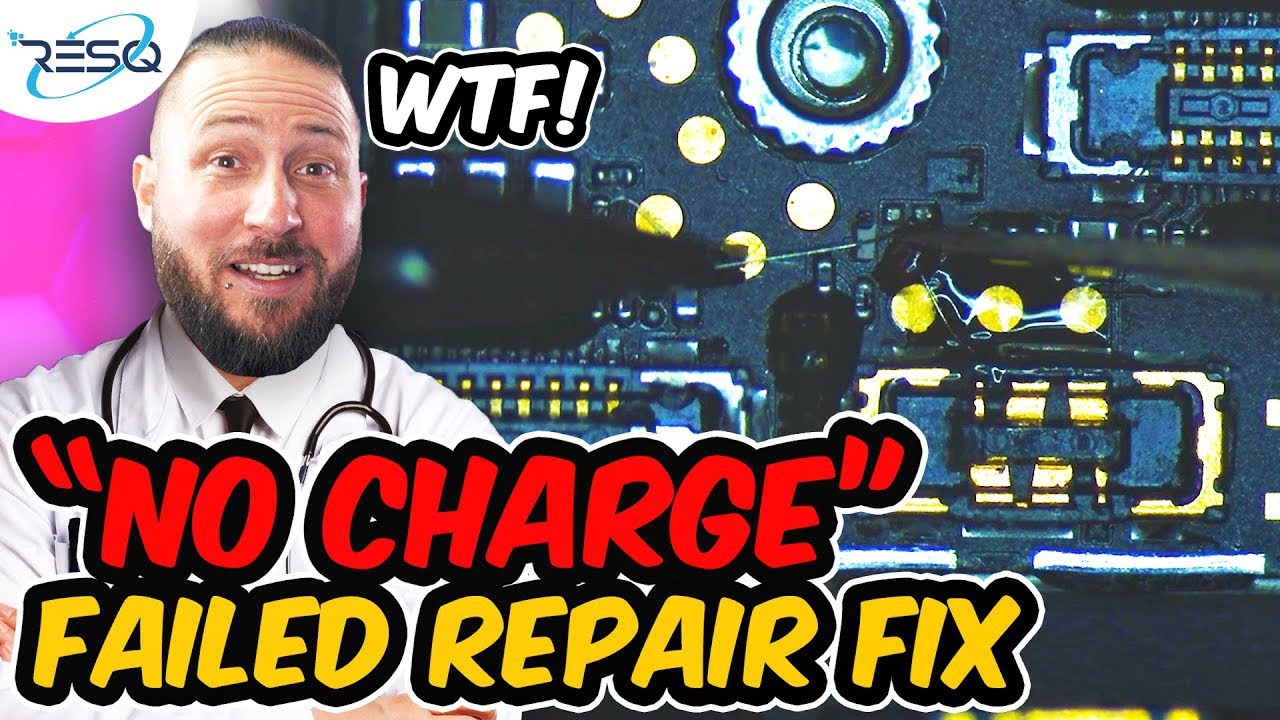 🤯Dr. Ben: iPhone 8 with &ldquo;No Charge&rdquo; (WTF did he do to his phone&hellip;? - Prior Repair)