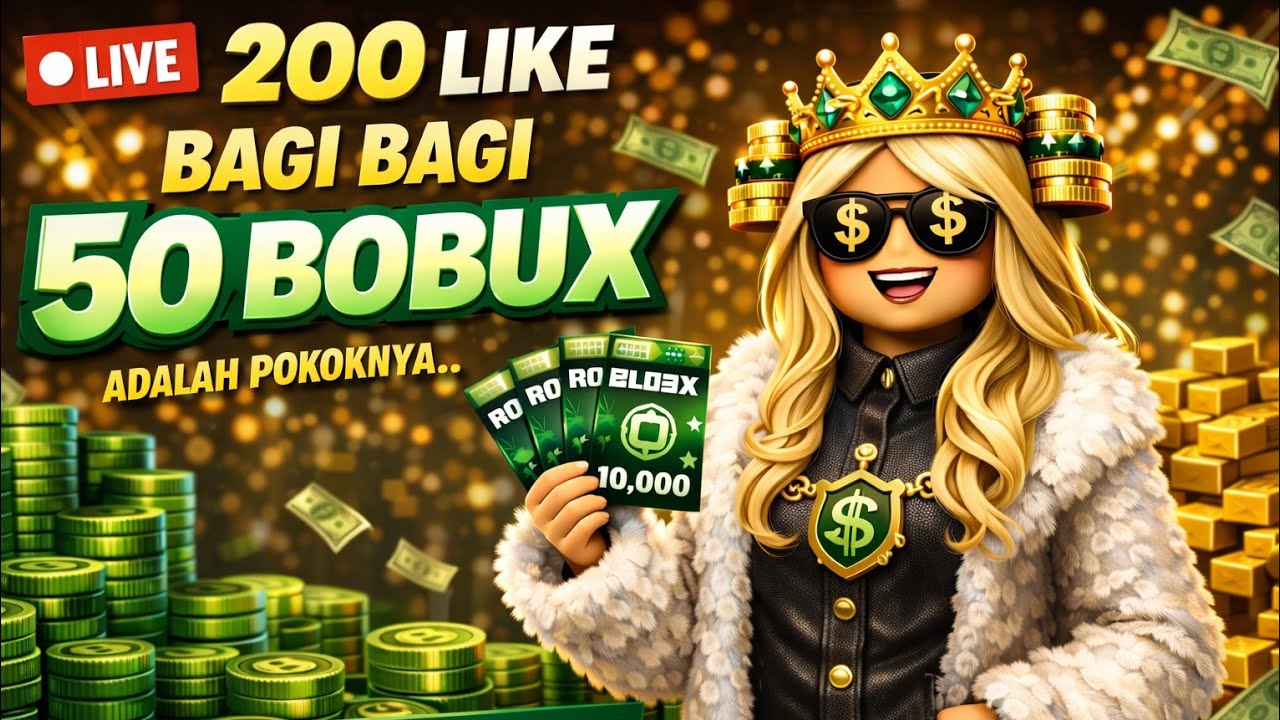 🔴 ROBLOX GIVEAWAY LAGI YUKK ‼️🤭