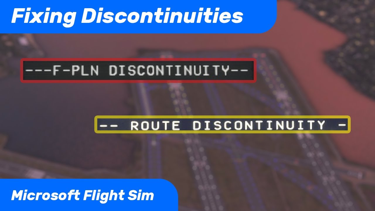 How to fix Flight Plan Discontinuity - MSFS