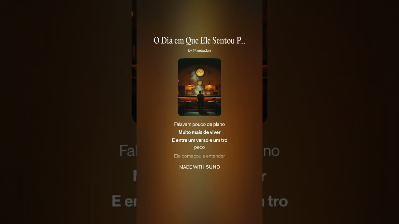 O Dia em Que Ele Sentou Pra Ouvir