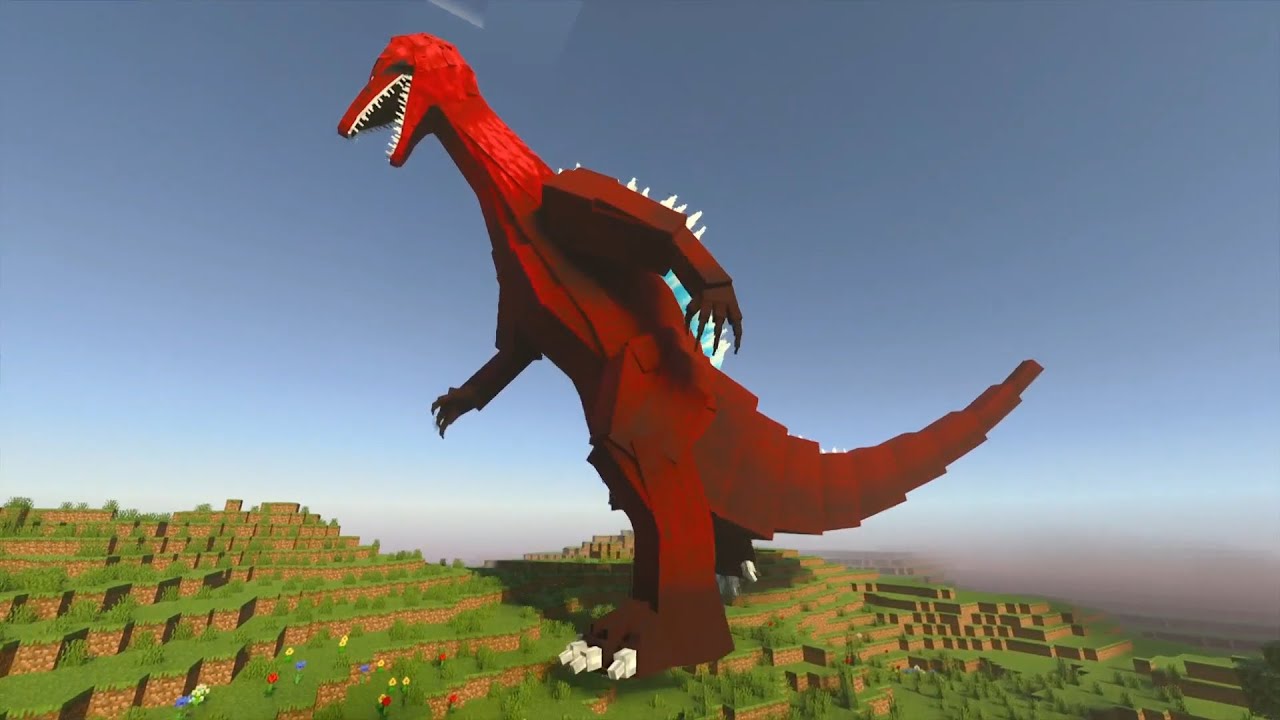 BloodBath Godzilla Addon in Minecraft Bedrock