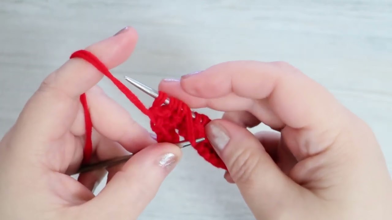 Красивый узор спицами. МК