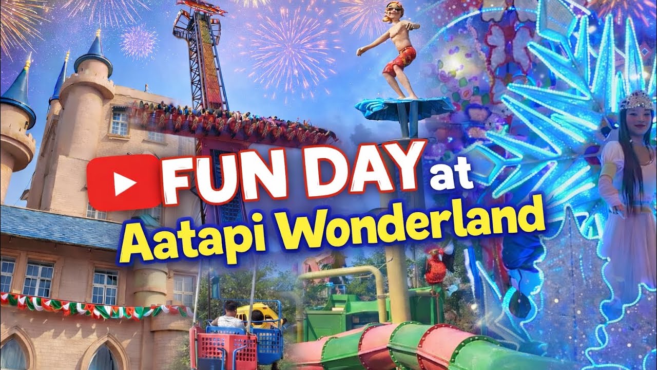 AATAPI WONDERLAND PARK , Ajwa , Vadodara , Gujarat, India - best rides - one day picnic spot 