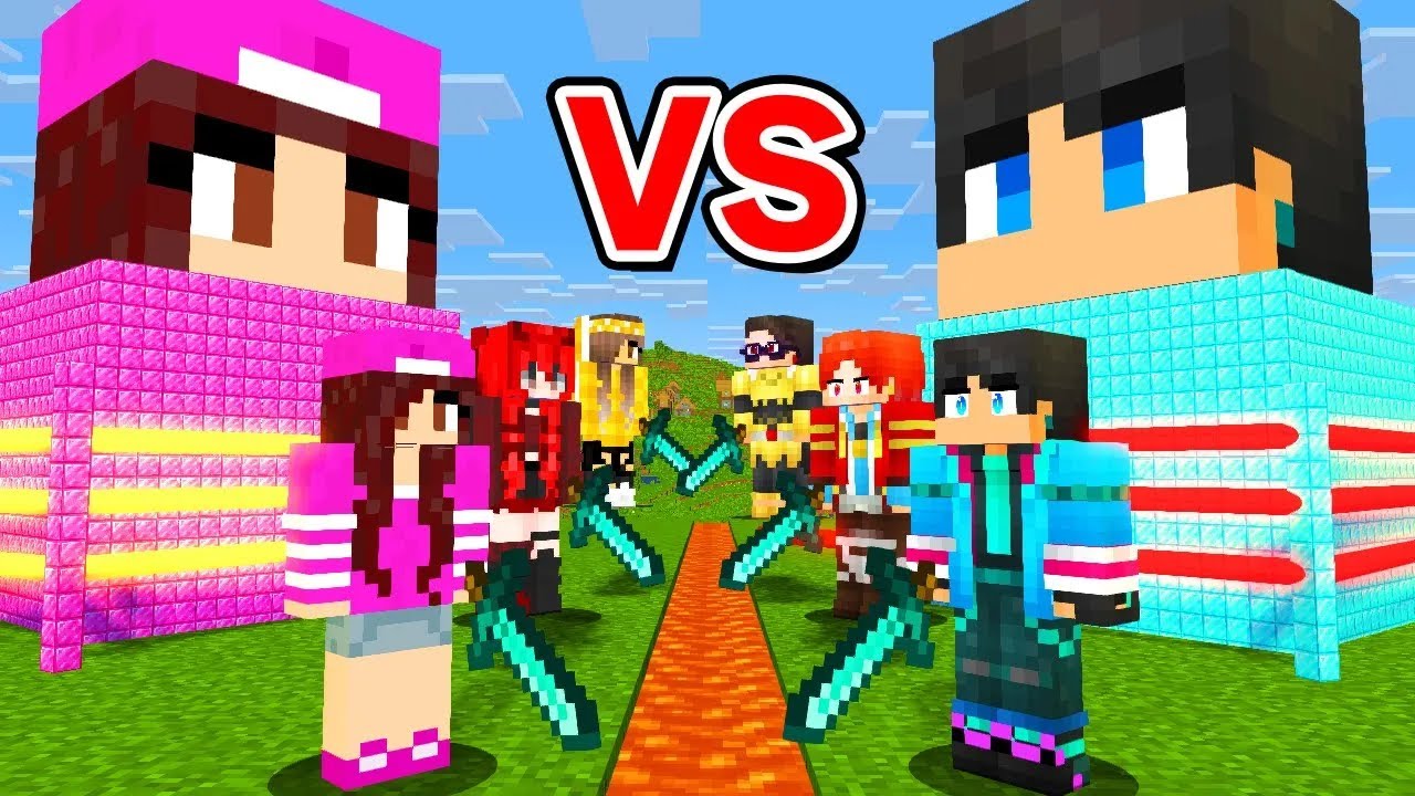 女の子VS男の子の最強セキュリティバトル【 マイクラ / マインクラフト 】