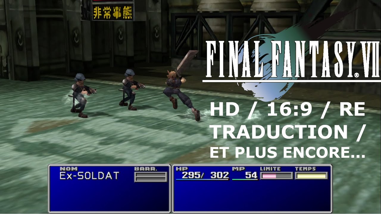 Final Fantasy 7 mods graphiques et retraduction
