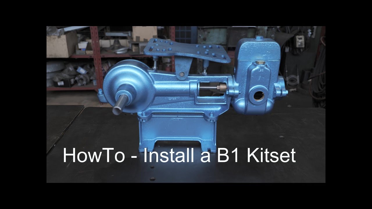 How to install a B1 Pump water end Kitset.