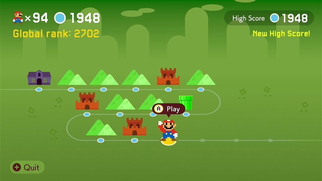 Endless Normal Mario Maker 2 - Road to top 
