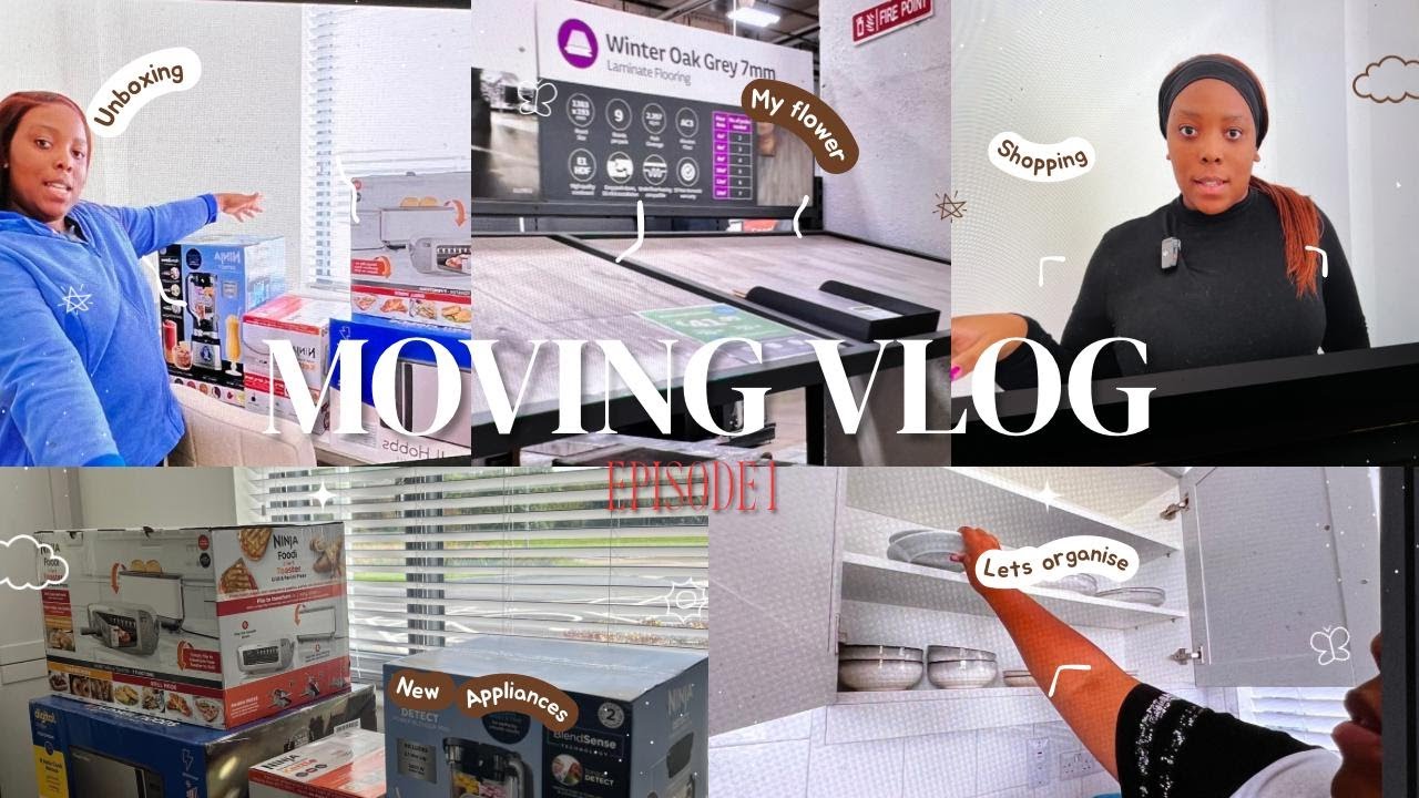 Moving Vlog | EP 1: Cleaning, Shopping, Unboxing, Organising Kitchen, Catchup