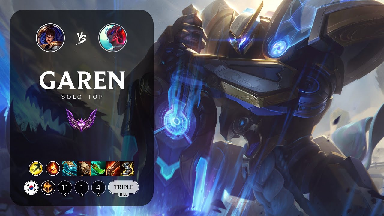 Garen Top vs Yone - KR Master Patch 14.1