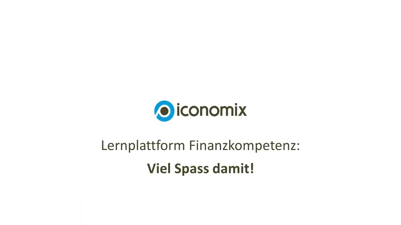 Video-Tutorial Lernplattform Finanzkompetenz: &Uuml;berblick
