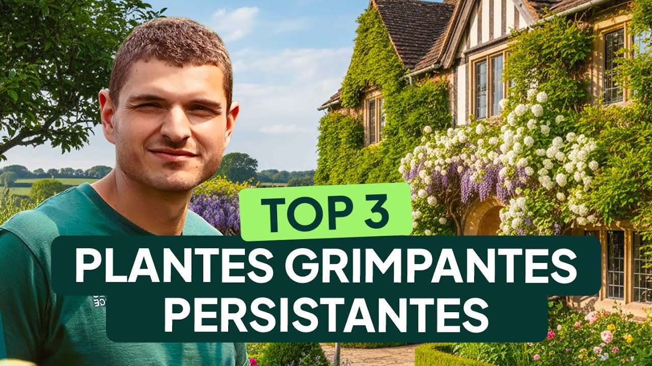 TOP 3 PLANTES GRIMPANTES PERSISTANTES & FLEURIES 🌿 – Faciles, décoratives et sans entretien
