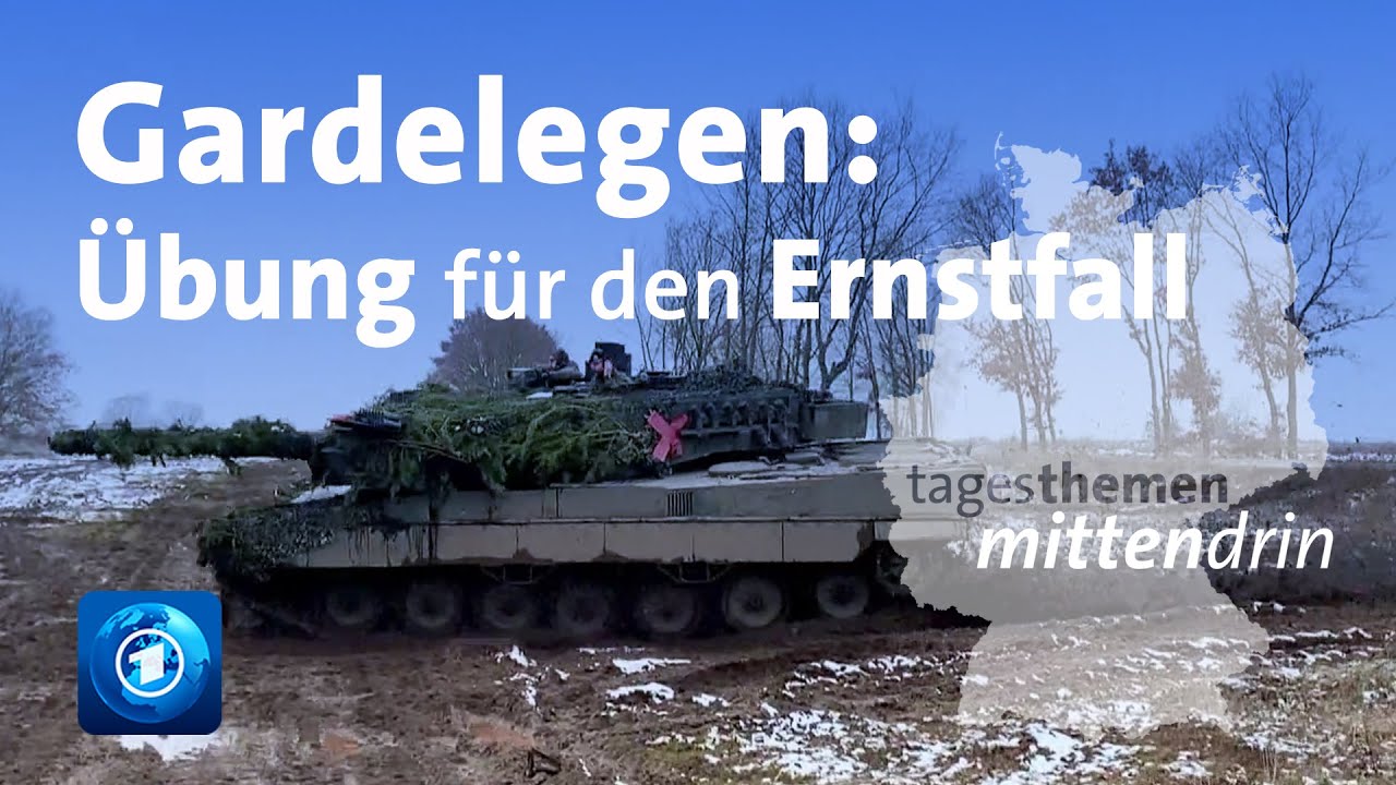 Gardelegen: Übung für den Ernstfall | tagesthemen mittendrin