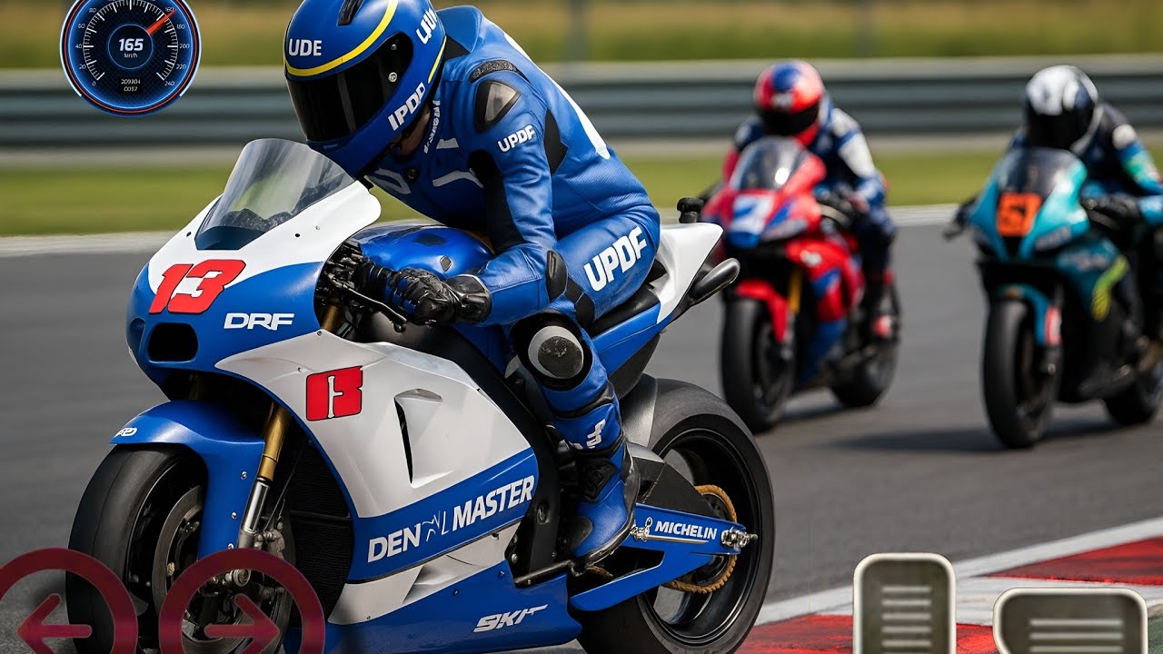 Moto Rider Bike Racing || Extreme Racing in Racing Track