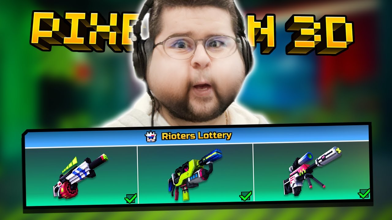 Pixel Gun 3D: Предварительный обзор лотерейного оружия от Riot Games. Они слишком сильны?